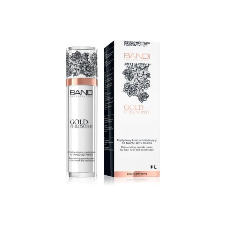 Bandi Gold Philosophy Peptide Verjüngungscreme für Gesicht, Hals und Dekolleté 50 ml