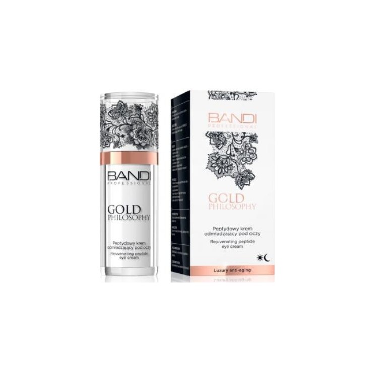 Crème contour des yeux rajeunissante aux peptides Bandi Gold Philosophy 30 ml