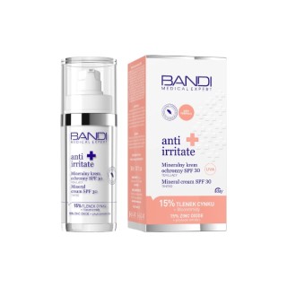 Crème visage minérale protectrice anti-irritante Bandi Medical Expert SPF30 teintée 50 ml