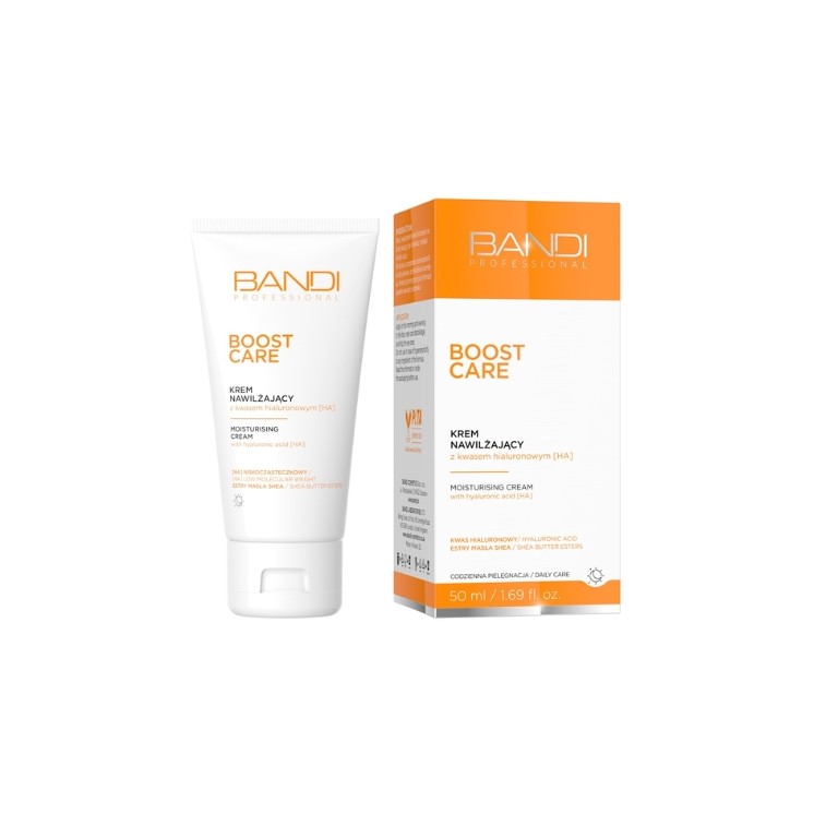 Crème hydratante Bandi Boost Care à l'acide hyaluronique (AH) 50 ml