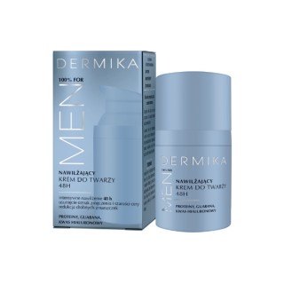 Зволожувальний крем для обличчя Dermika Men 48H для чоловіків 50 мл