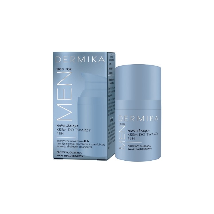 Dermika Men Feuchtigkeitscreme für das Gesicht 48H für Männer 50 ml