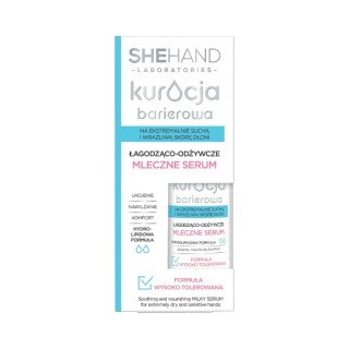 SheHand Kuracja barierowa łagodząco-odżywcze mleczne Serum do dłoni 30 ml