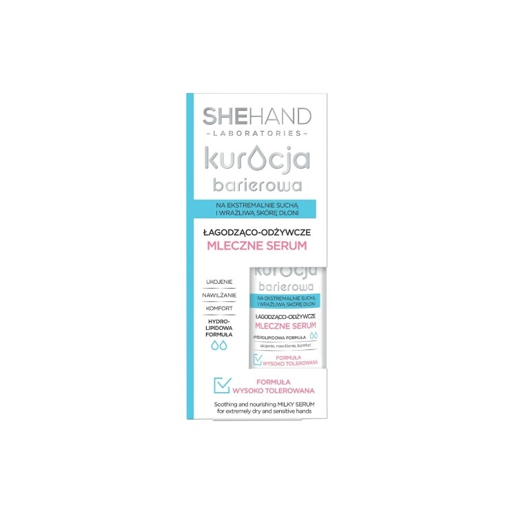 SheHand Barrier Treatment Beruhigendes und pflegendes Milch-Handserum 30 ml