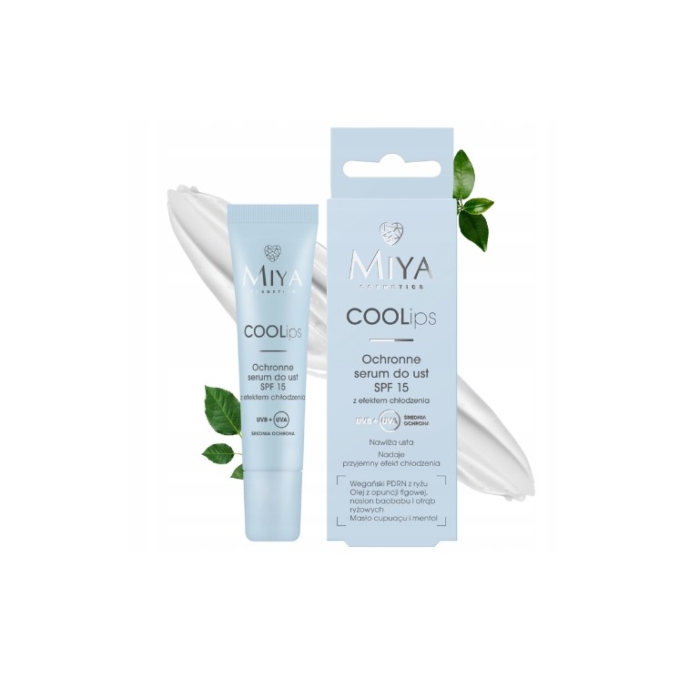 Miya Cosmetics COOLips ochronne Serum do ust SPF15 z efektem chłodzenia 10 g