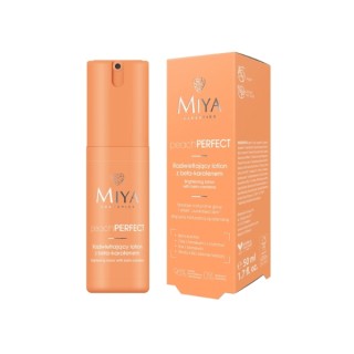 Miya Cosmetics peachPERFECT rozświetlający Lotion z beta-karotenem do twarzy 50 ml