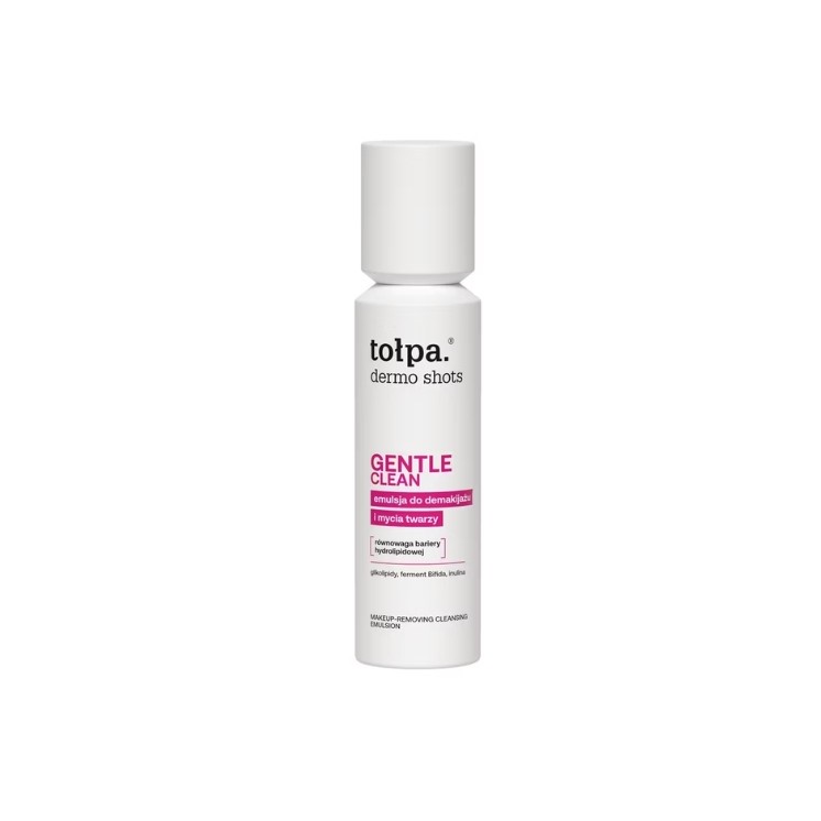 Tołpa Dermo Shots Gentle Clean Emulsja do demakijażu i mycia twarzy 120 ml