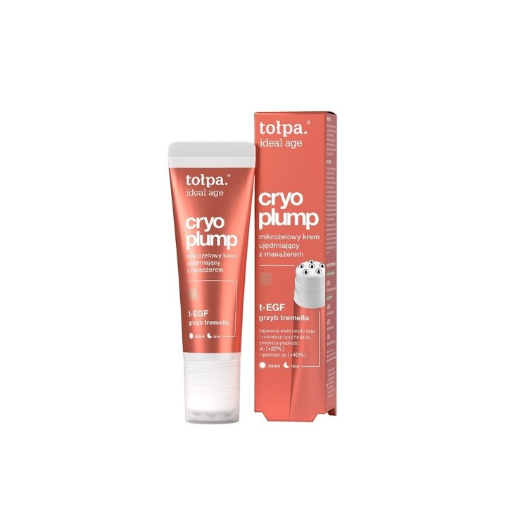 Tołpa Ideal Age Cryo Plump mikrożelowy Krem ujędrniający z masażerem 50 ml