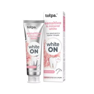 Tołpa White On Sensitive & Mineral White Pasta dla wrażliwych zebów i dziąseł 75 ml