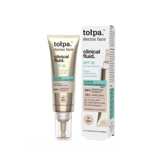 Tołpa Dermo Face Clinical Fluid Podkład przeciw niedoskonałościom SPF30 /01/ Light 25 ml