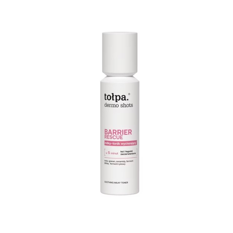 Tołpa Dermo Shots Barrier Rescue Milky-tonik wyciszający do twarzy 120 ml