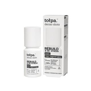 Tołpa Dermo Shots Rebuild & De-Stress Max-regenerating night face cream 50 ml