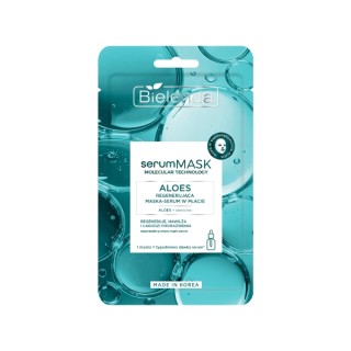 Bielenda serumMASK Molecular Technology regenerująca Maska-serum w płachcie Aloes 1 sztuka