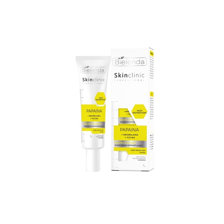 Bielenda Skin Clinic Professional мультиензимний відлущувальний та освітлюючий Peeling гомаж 40 г