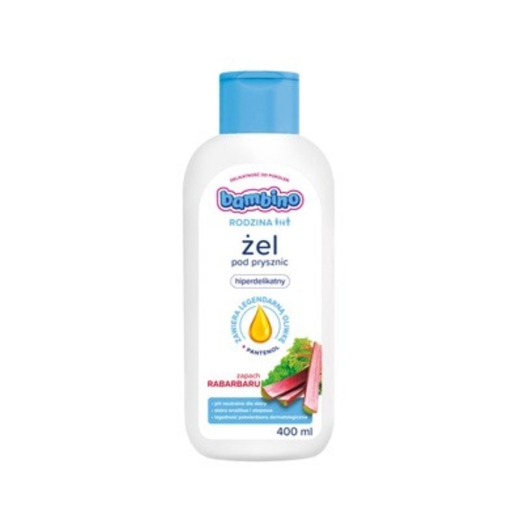 Bambino Family Douchegel Rabarber 400 ml