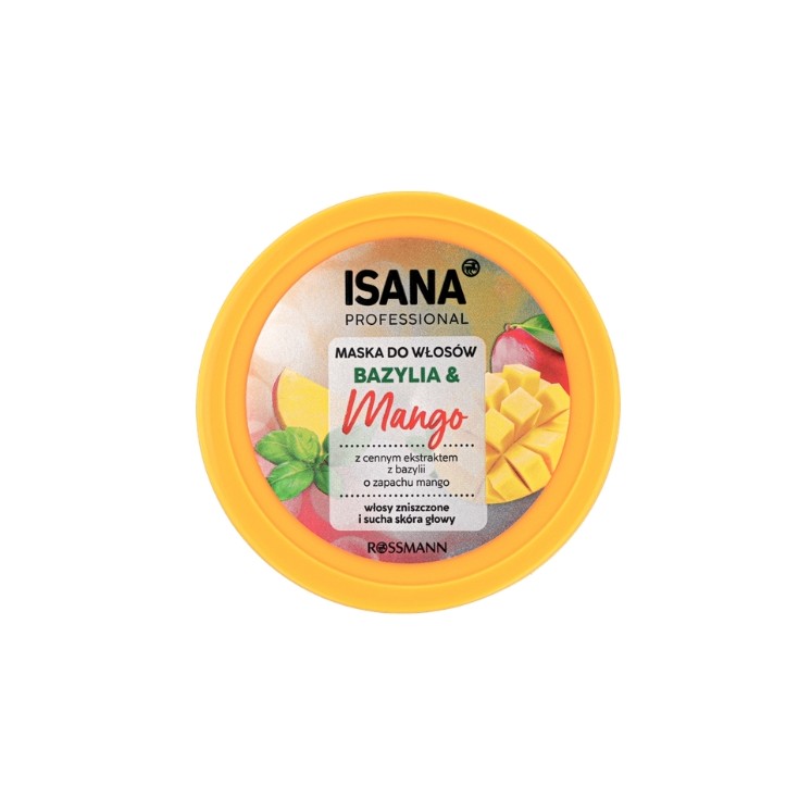 Isana Professional Basilikum & Mango Haarmaske 275 ml