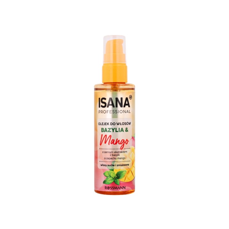 Isana Professional Олія базиліка та Mango для сухого та пошкодженого волосся 100 мл