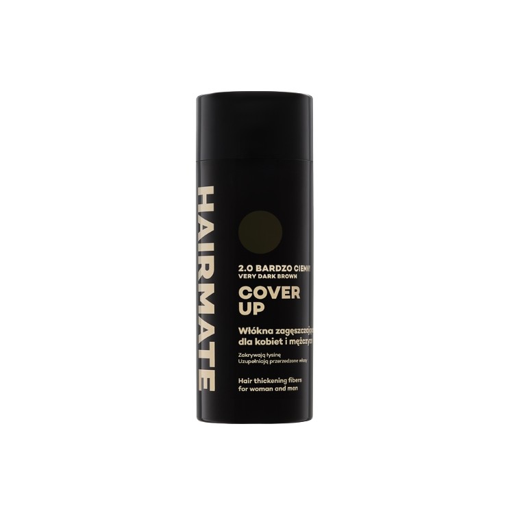 Hairmate Cover Up Cellulosefasern für dickeres Haar /2/ Sehr Dunkelbraun 22 g