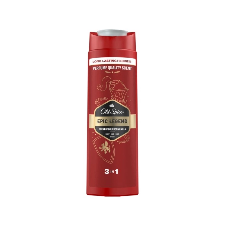 Гель для душу та шампунь Old Spice Epic Legends 3-в-1 400 мл