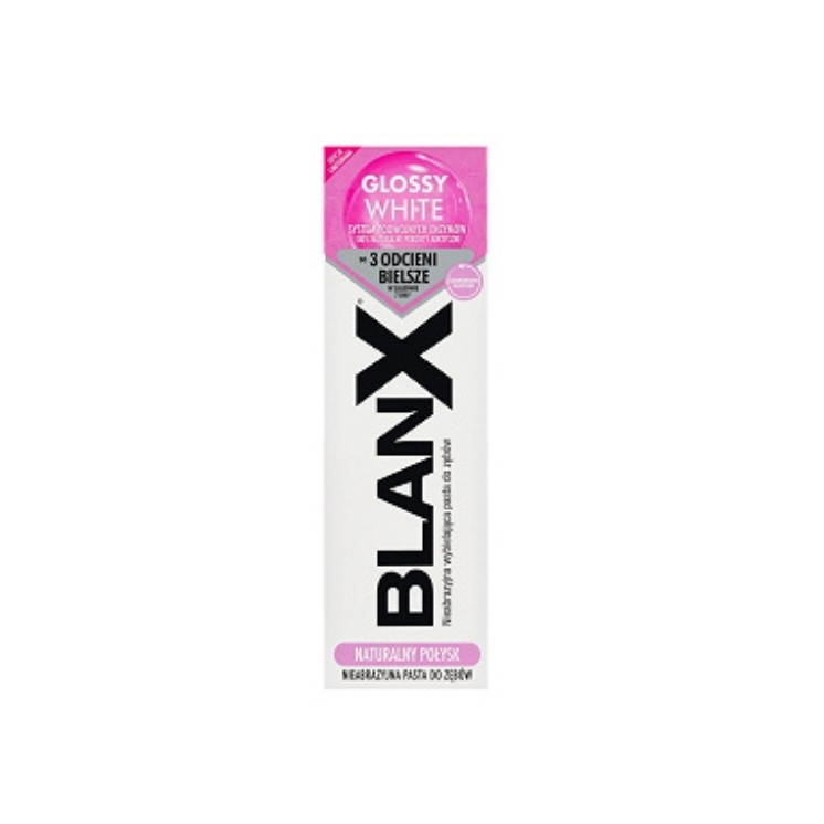 Зубна паста BlanX Glossy White для відбілювання зубів 75 мл