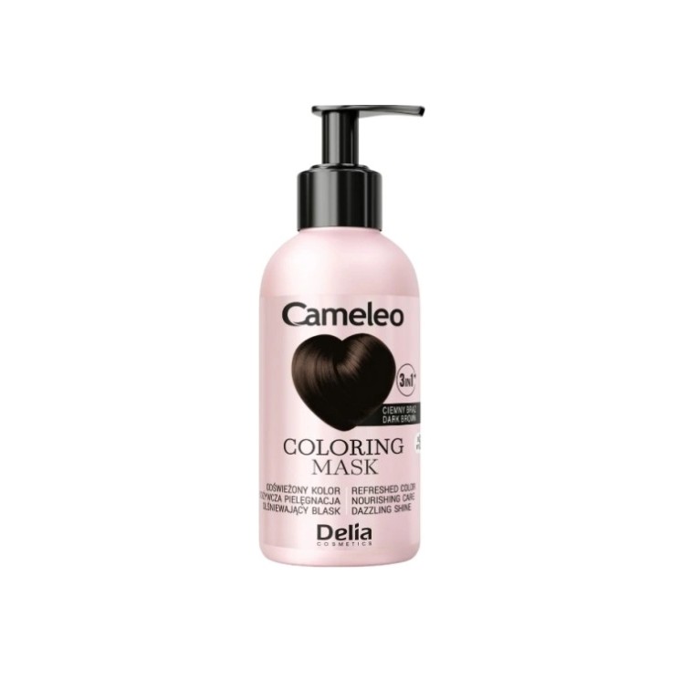 Delia Cameleo Haarfarbmaske Dunkelbraun 120 ml