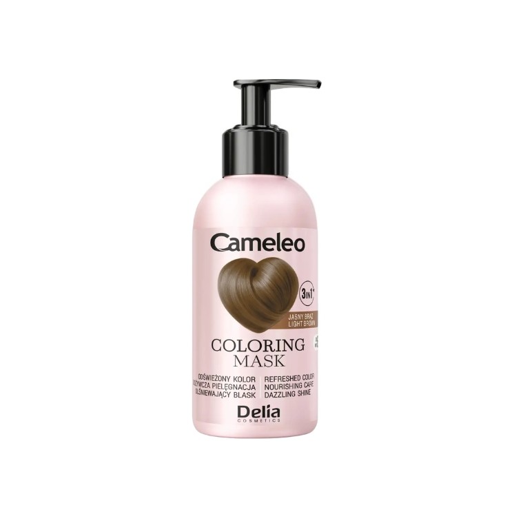 Delia Cameleo Hellbraune Haarfarbmaske 120 ml