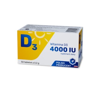 Вітамін D3 4000 МО 50 таблеток