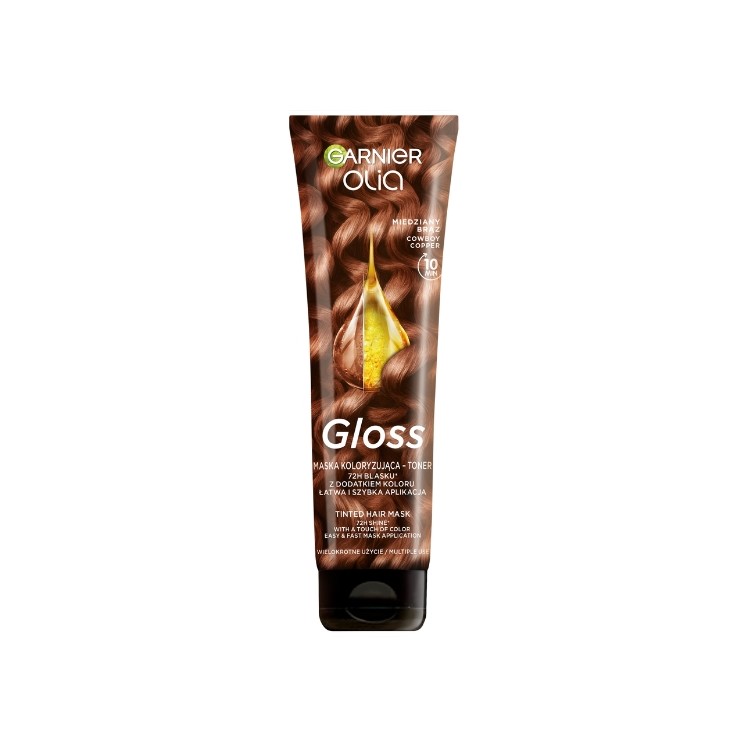 Тонуюча маска для волосся Garnier Olia Gloss Copper Brown 150 мл