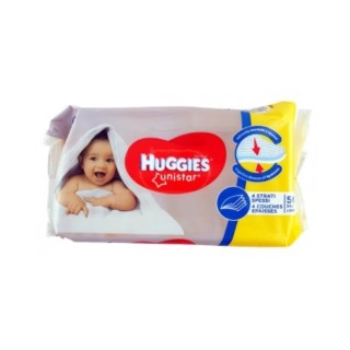 Вологі серветки Huggies Unistar 56 шт.