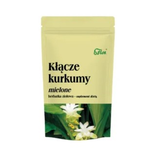 Flos Kurkuma kłącze mielone Herbatka ziołowa 80 g