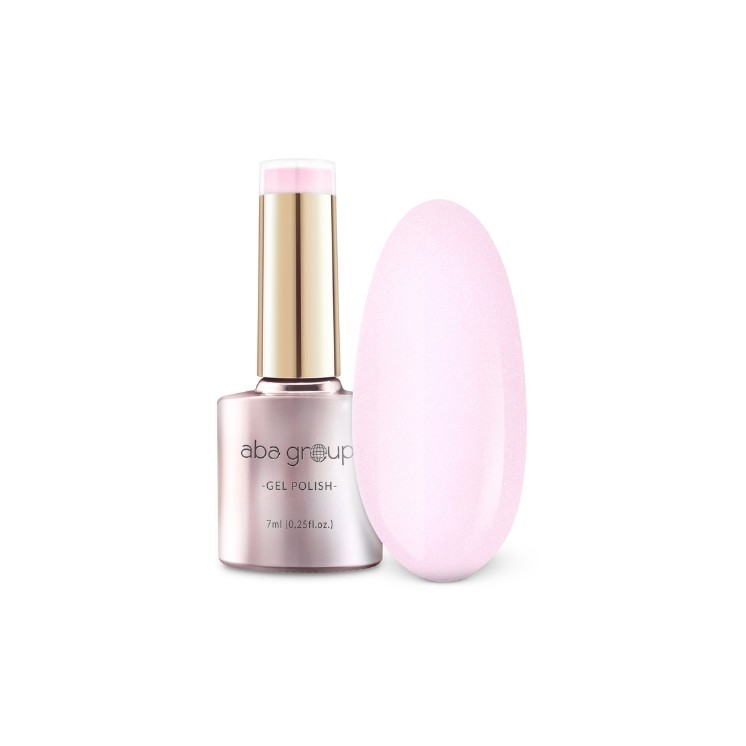 Aba Group Hybrid-Nagellack /701/ Puderrosa mit Partikeln 7 ml