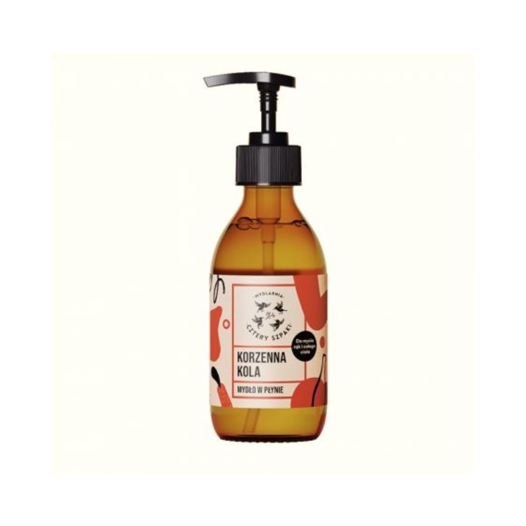 Mydlarnia Cztery Szpaki natürliche Spicy Kola Flüssigseife 300 ml