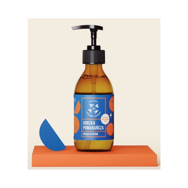 Mydlarnia Cztery Szpaki natürliche Bitterorangen-Flüssigseife 300 ml