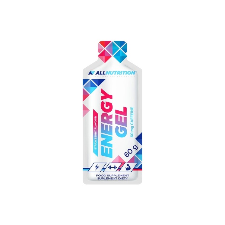 AllNutrition Energy Gel Strawberry mit Koffein 60 g