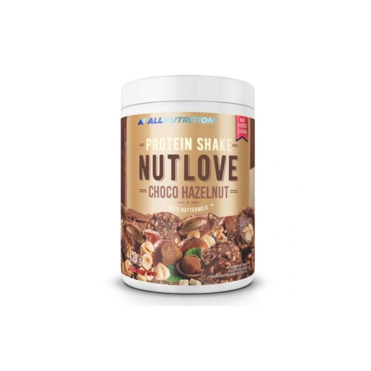 Протеїновий коктейль AllNutrition Nutlove з шоколадом та Hazelnut 630 г