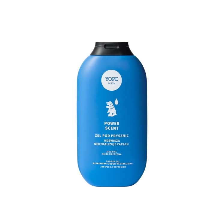 YOPE Men Power Duft Erfrischendes Duschgel für Männer 400 ml