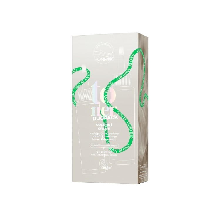 OnlyBio Hair in Balance Duo Pack Тонік для волосся Coconut Cream 2x100 мл