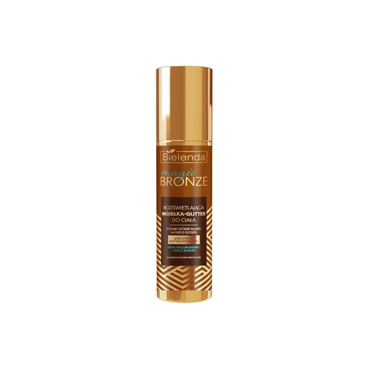 Осяюючий блискучий спрей для тіла Bielenda MAGIC BRONZE 75 мл