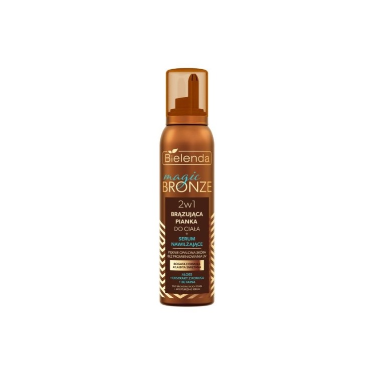 Бронзуюча пінка-сироватка для тіла Bielenda MAGIC BRONZE 2в1 200 мл