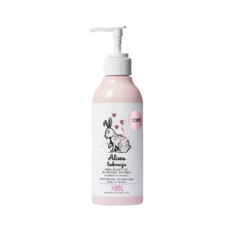 YOPE Intimhygienegel Aloe und Süßholz 300 ml