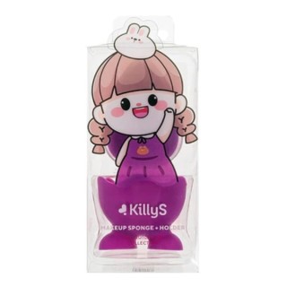 Спонж для макіяжу KillyS Tamagotchi Girl Violet з підставкою 1 шт.