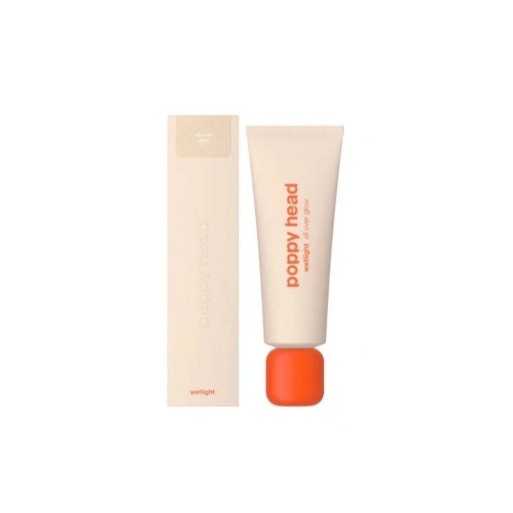 Рідкий освітлювач Poppy Head Wetlight All Over Glow для тіла та обличчя /01/ Glowsecco 50 мл