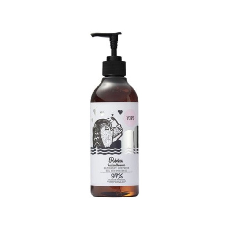 YOPE Żel pod prysznic Róża i Kadzidłowiec 400 ml