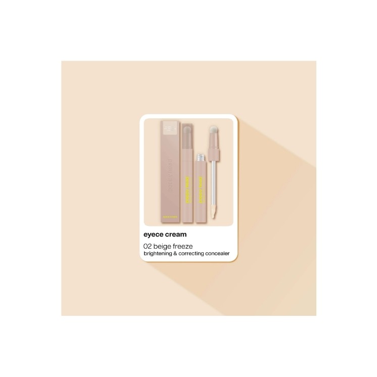 Poppy Head Cream aufhellender und korrigierender Augen-Concealer /02/ Beige Freeze 3,7 g