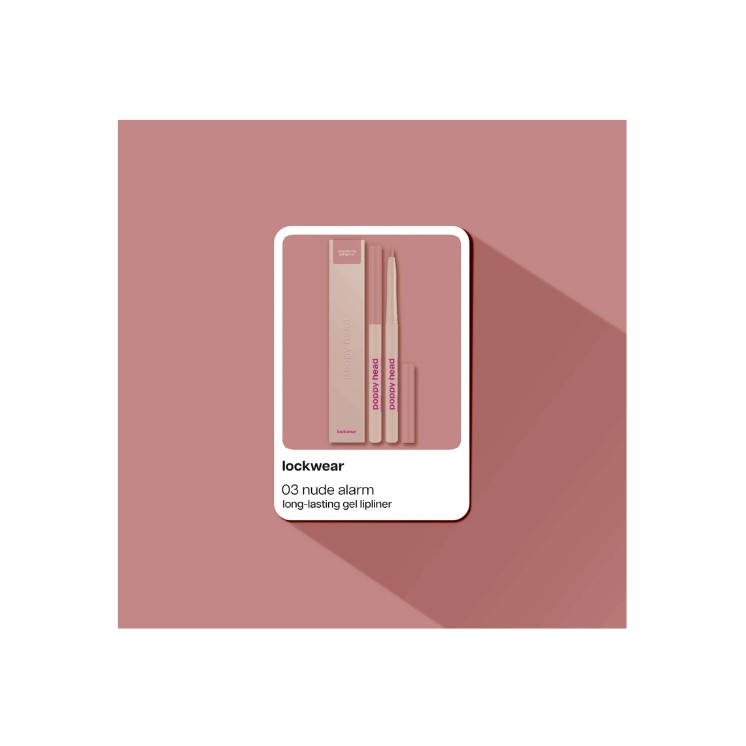 Poppy Head Lockwear Langanhaltender Gel-Lippenkonturenstift /03/ Nude Alarm 0,6 g