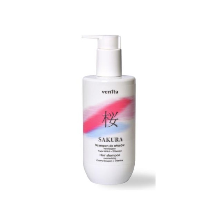 Venita Sakura Feuchtigkeitsspendendes Haarshampoo 300 ml