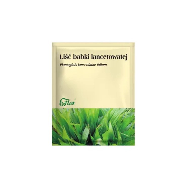 Трави Flos Ribwort з листя подорожника для настою 50 г