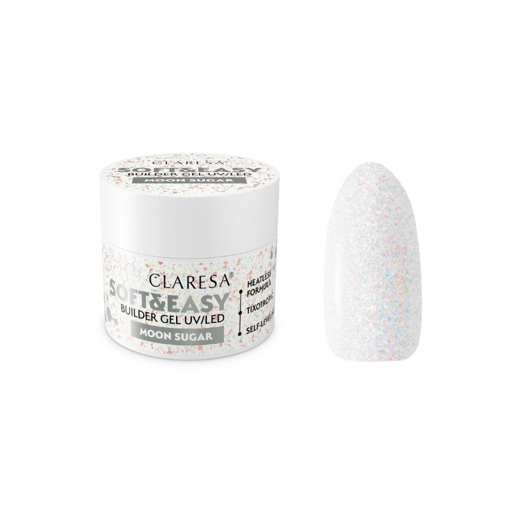 Гель для нарощування нігтів Claresa Soft & Easy Moon Sugar 45 г
