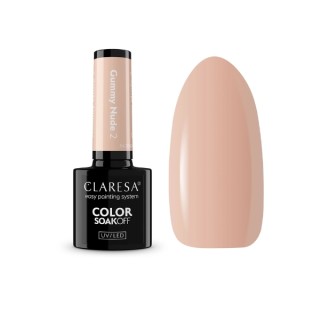 Гібридний лак для нігтів Claresa Nude Glow Gummy Nude /2/ 5 г