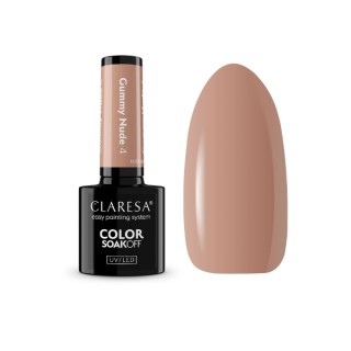 Гібридний лак для нігтів Claresa Nude Glow Gummy Nude /4/ 5 г